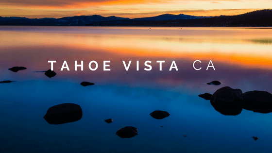 tahoe vista sunset