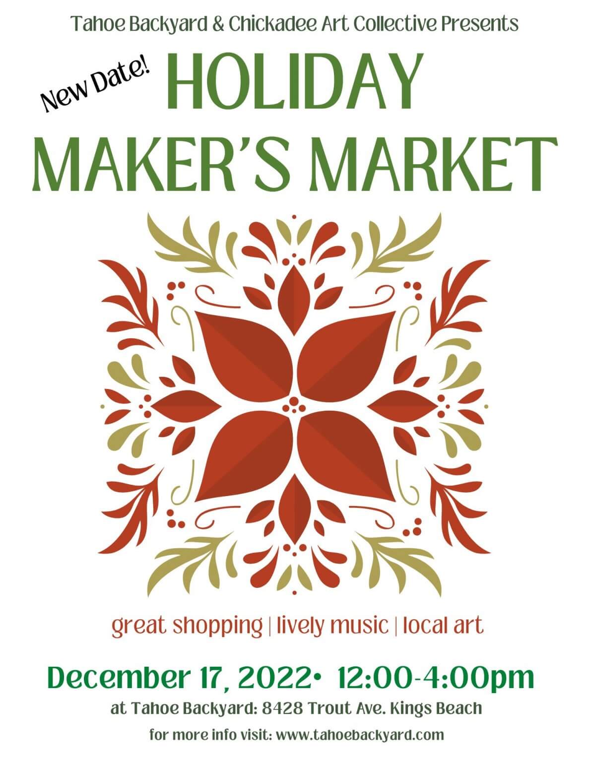 Holiday Maker's Market North Tahoe Business Association